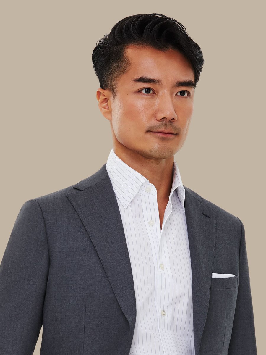 The Grey Worsted Suit — garment photograph