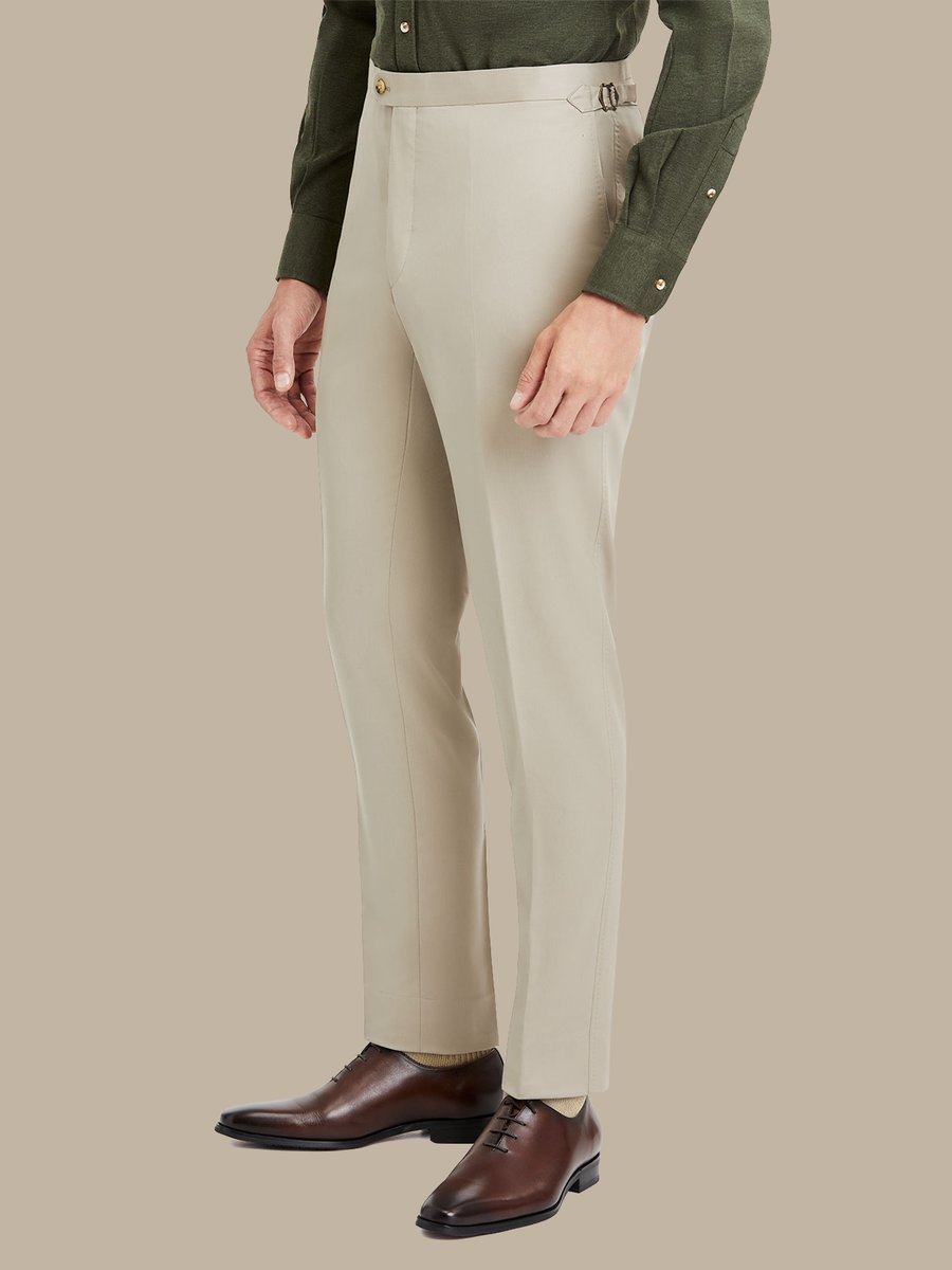 The Tan Superfine Trousers — garment photograph