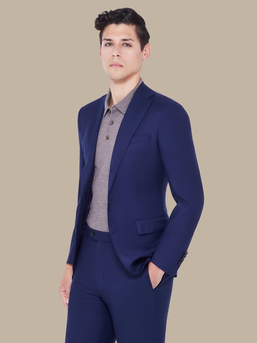 The Navy Superfine Suit — garment photograph