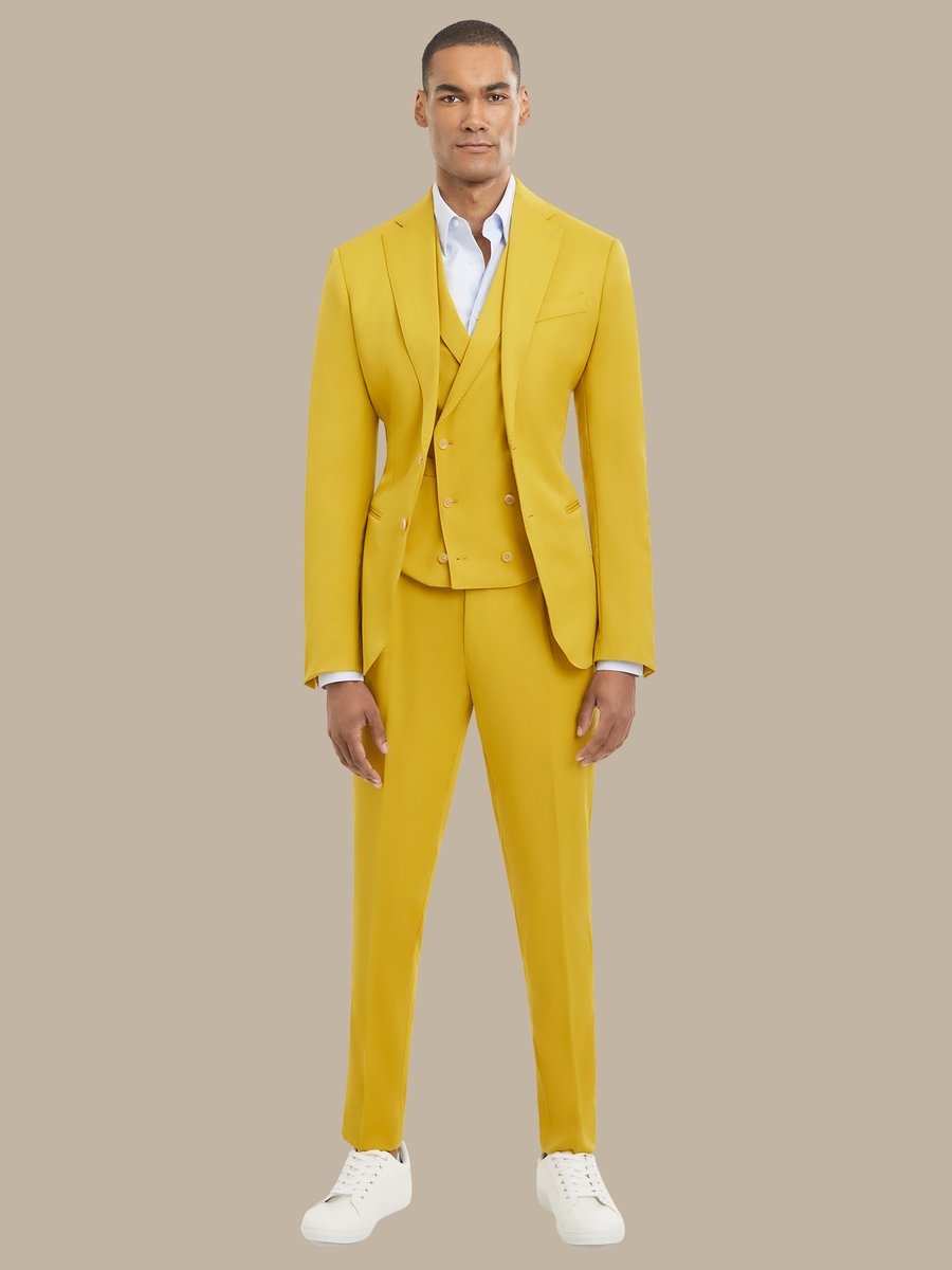 The Goldenrod Merino Three-Piece Suit — garment photograph