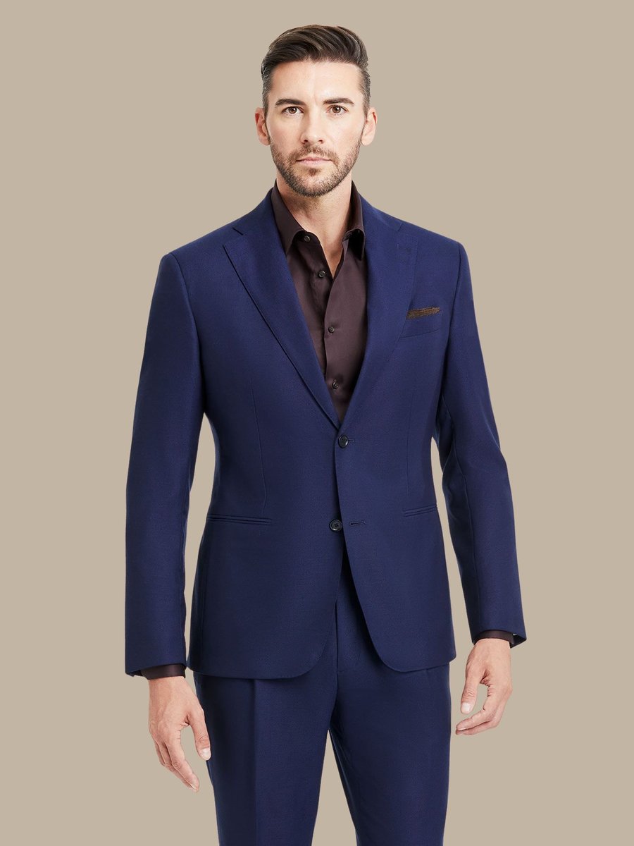 S180's Blue Hopsack Jacket — garment photograph