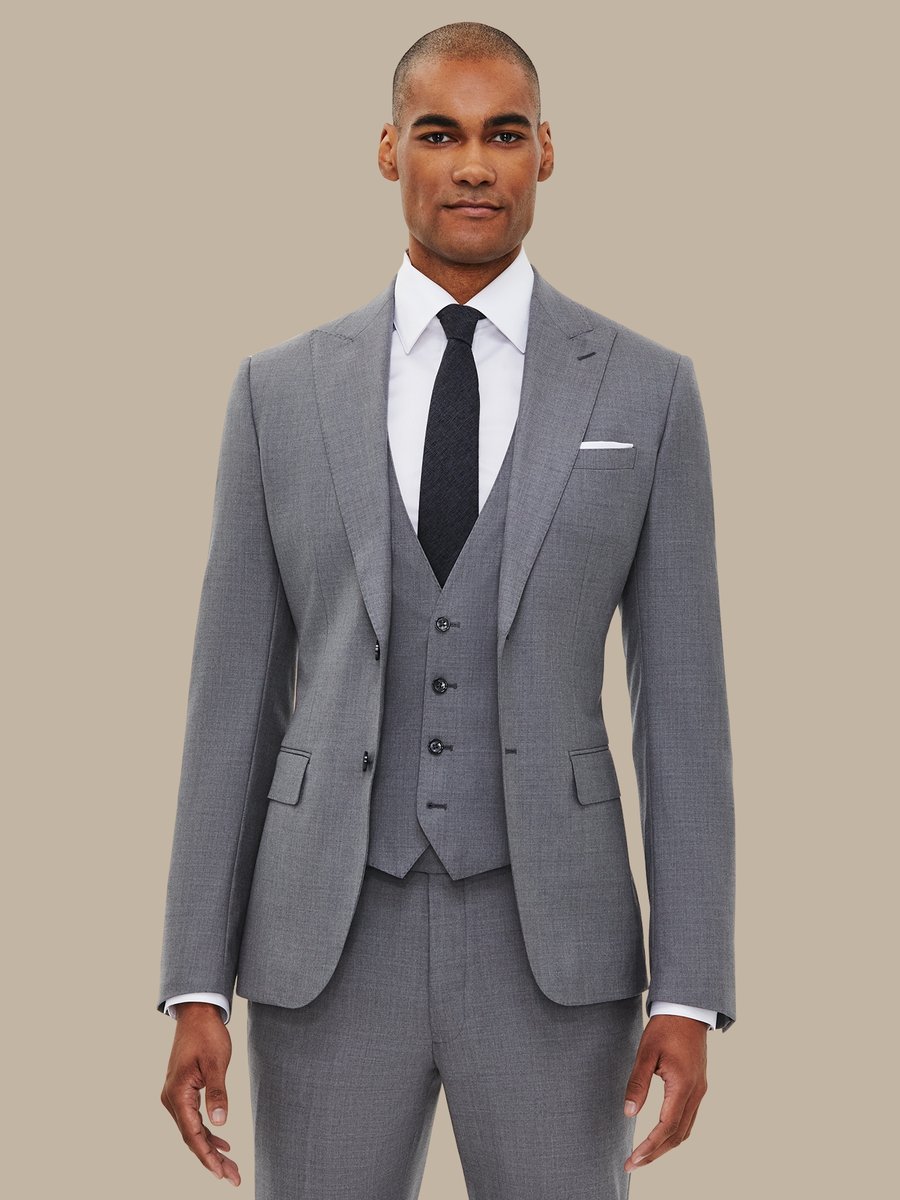 The Ash Superfine Three-Piece Suit — garment photograph