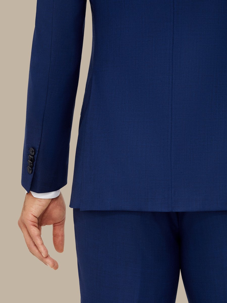 The Navy Sharkskin Suit — garment photograph