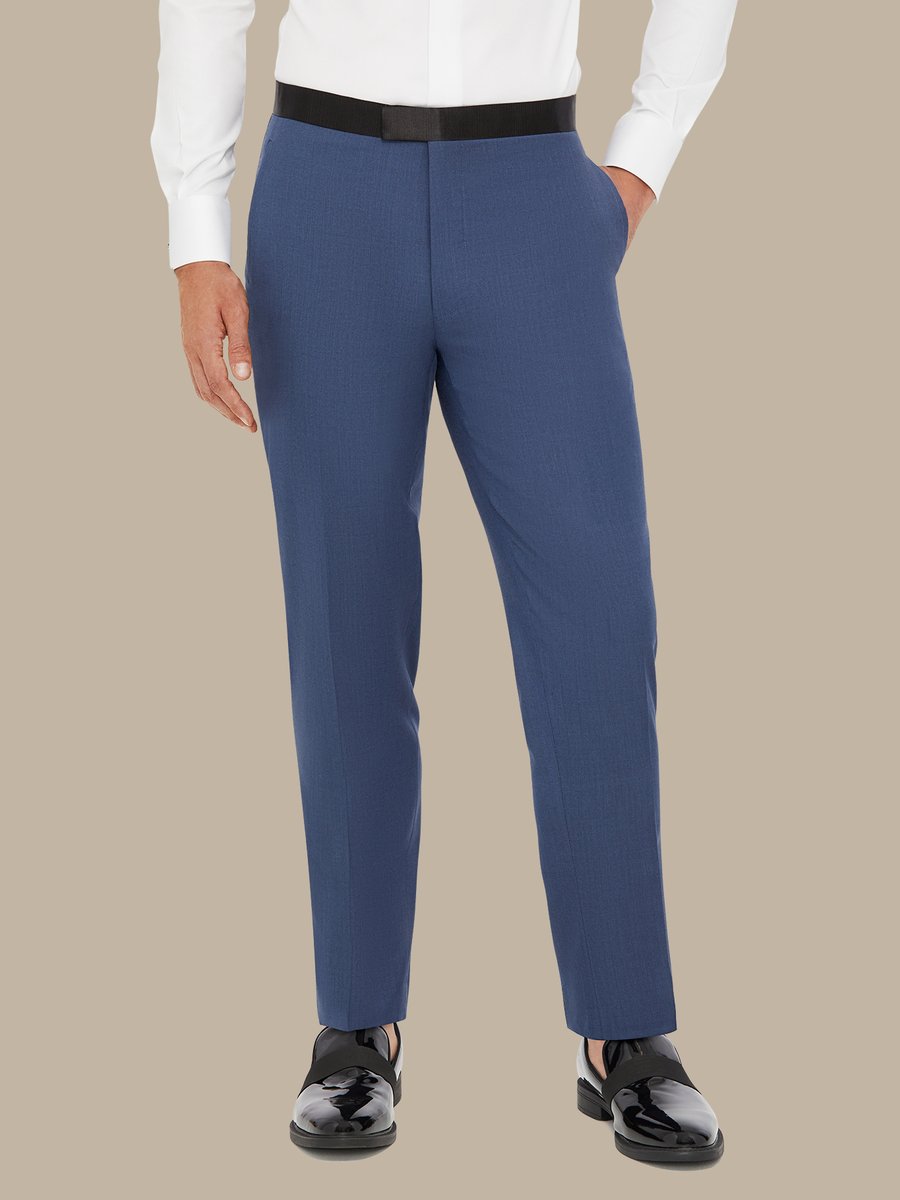 The Steel Sharkskin Tuxedo Trousers — garment photograph