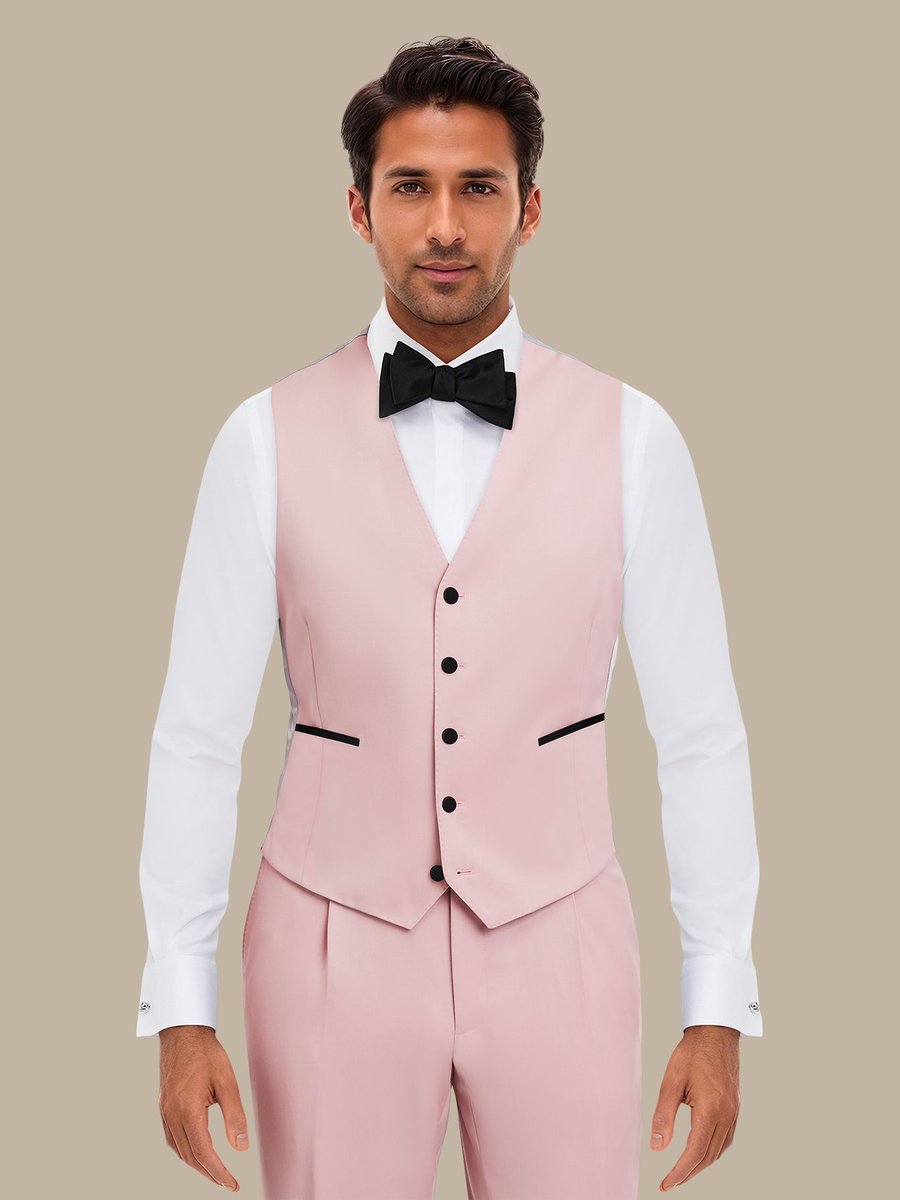 The Blush Merino Three-Piece Tuxedo — garment photograph