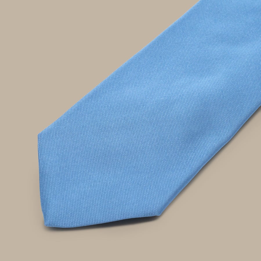 Blue Tie - Handmade in Italy — garment photograph