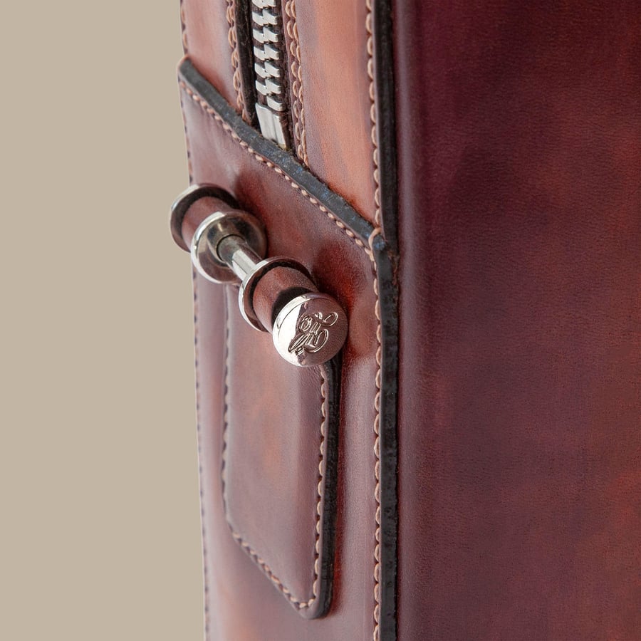 Dark Maple Briefcase — garment photograph