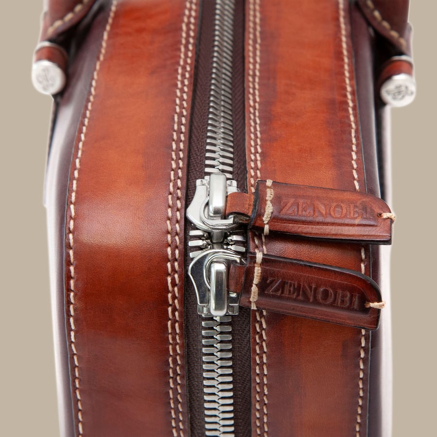 Dark Maple Briefcase — garment photograph