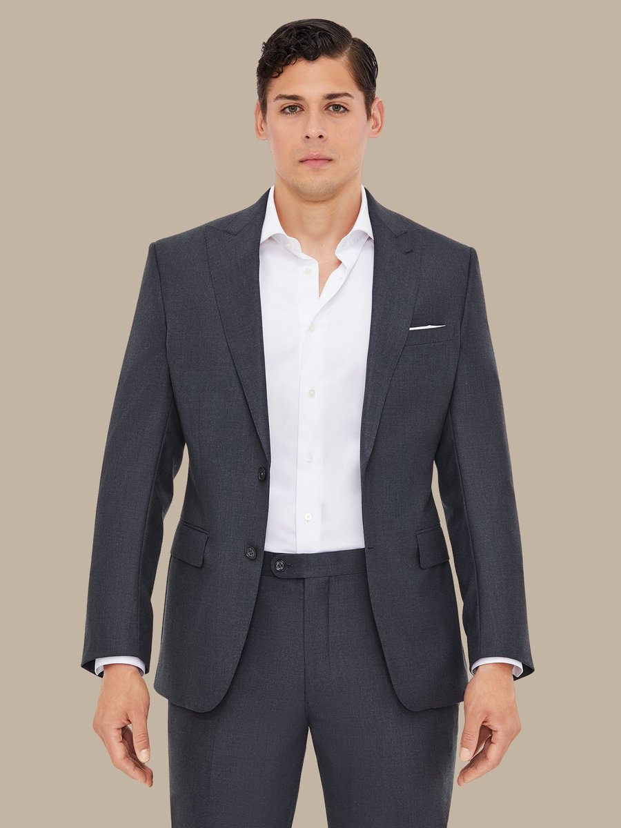 The Grey Superfine Jacket — garment photograph