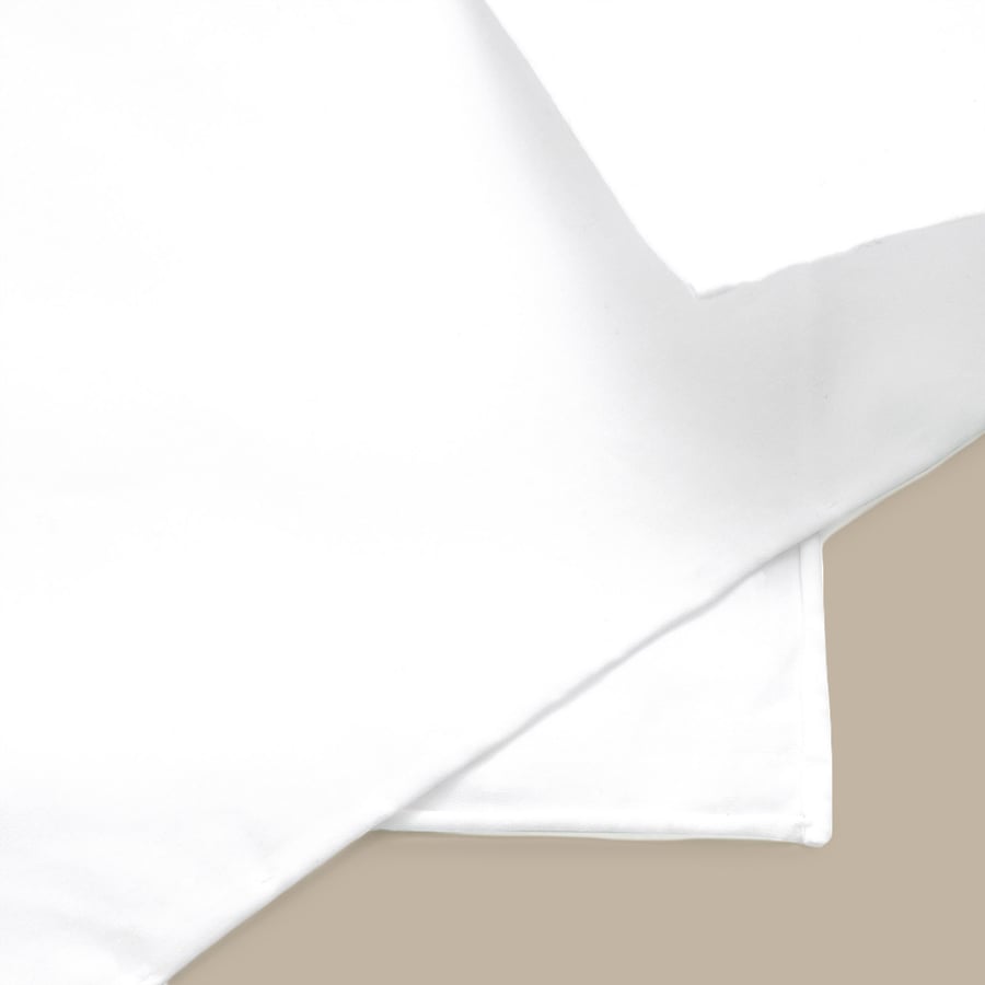 White Bamboo Pocket Square — garment photograph