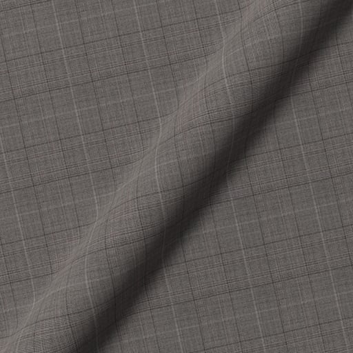 S170's Light Grey Plaid Waistcoat — garment photograph