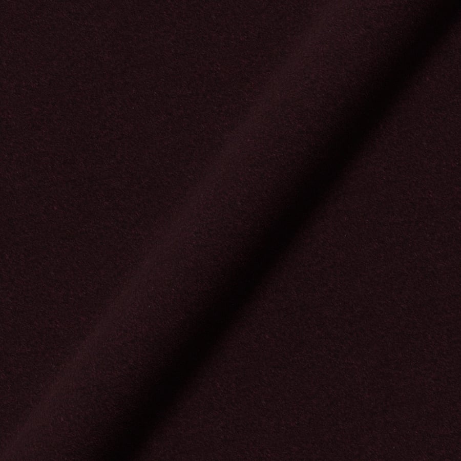 The Burgundy Wool Overcoat — garment photograph